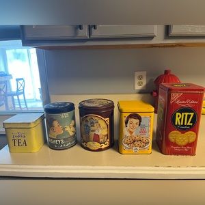 Tin baking containers